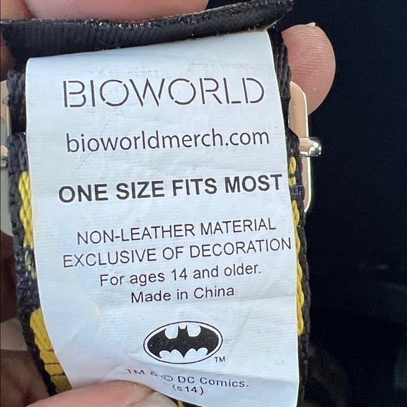 Bioworld Batman Graphic Belt - Black and Green - Picture 3 of 4
